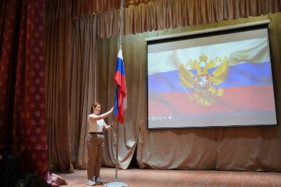 На торжественной линейке...