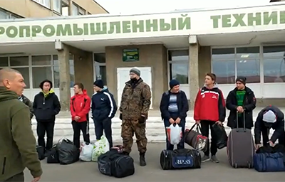Студенты нашего техникума на капустных полях